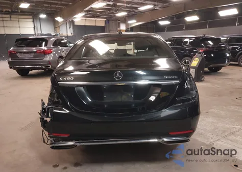 2018 Mercedes-Benz S 450 4Matic из США, поврежденный, VIN WDDUG6EB3JA355434